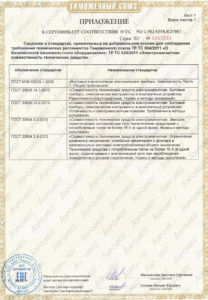 Сертификат соответствия АромаВита-2